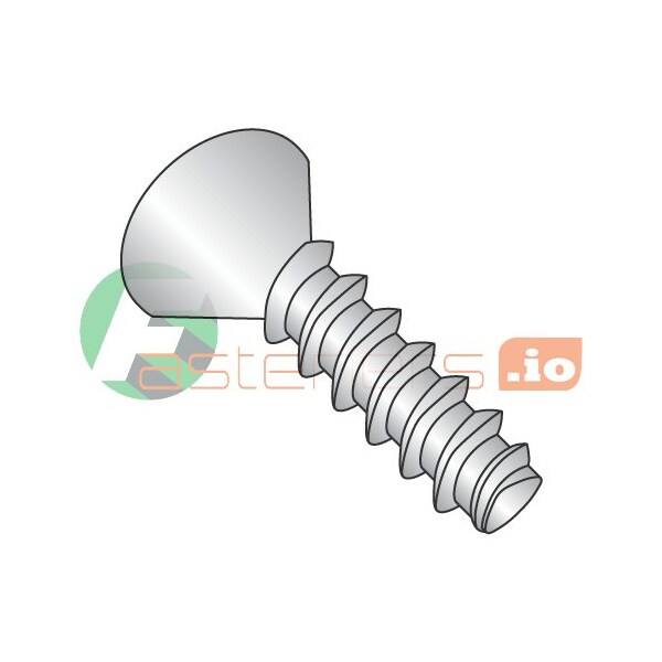 Newport Fasteners Thread Forming Screw, #6 x 3/8 in, 18-8 Stainless Steel Flat Head Phillips Drive, 5000 PK 617704 - main